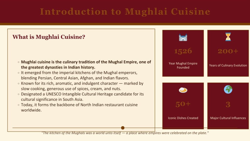 A Royal Journey Through Mughal Cuisine 3