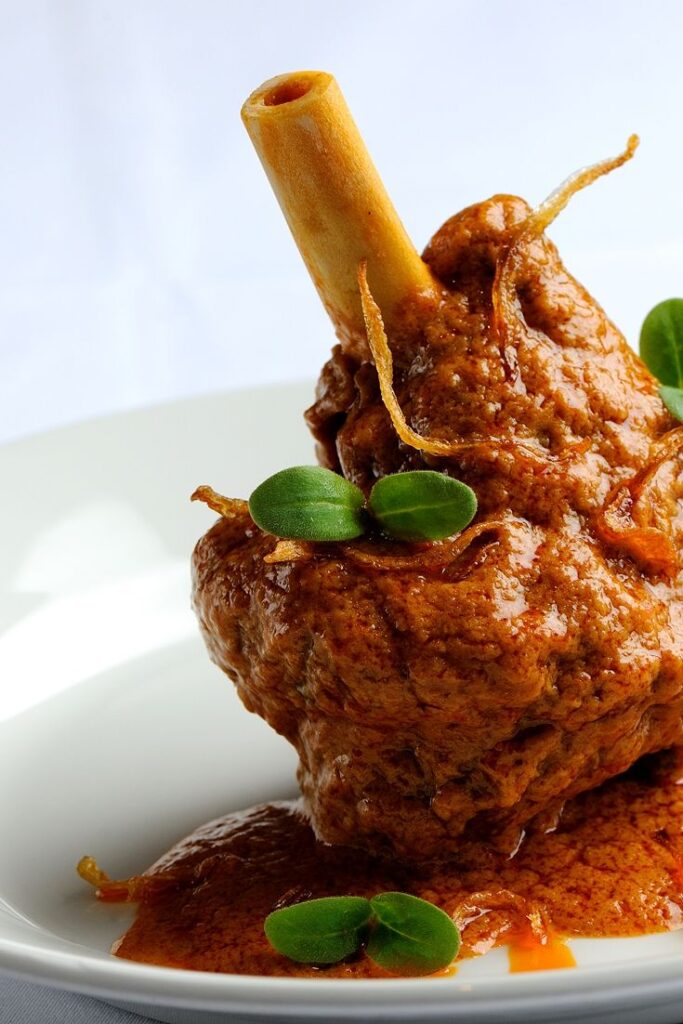 About hyderabadi lamb shanks