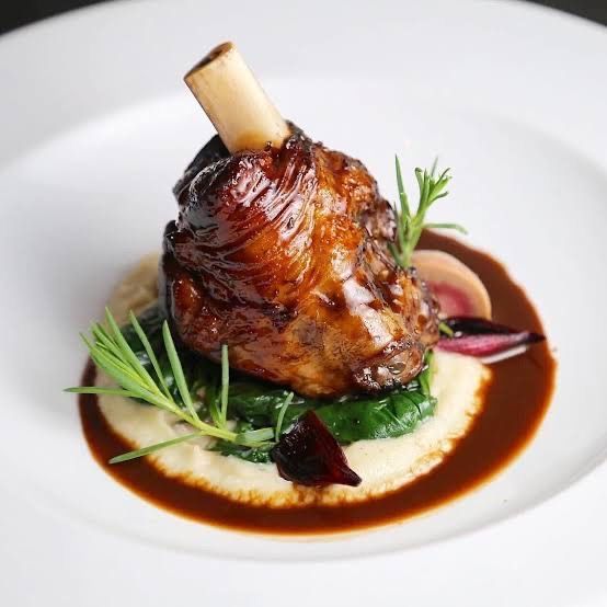 slow cooked lamb chop